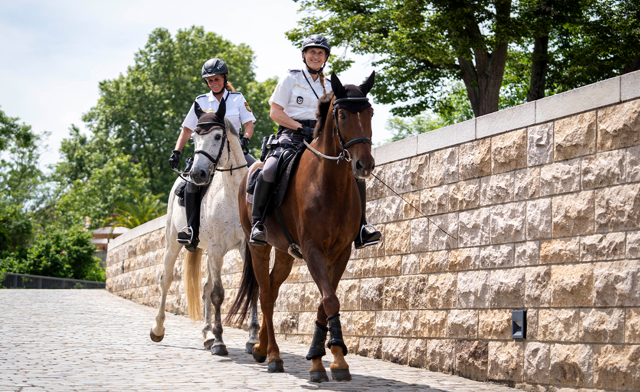 Reiter Polizei